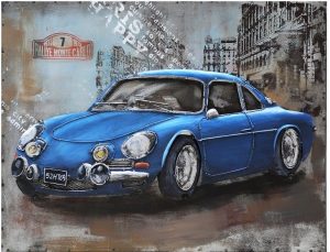 Alpine Metalen schilderij 3d